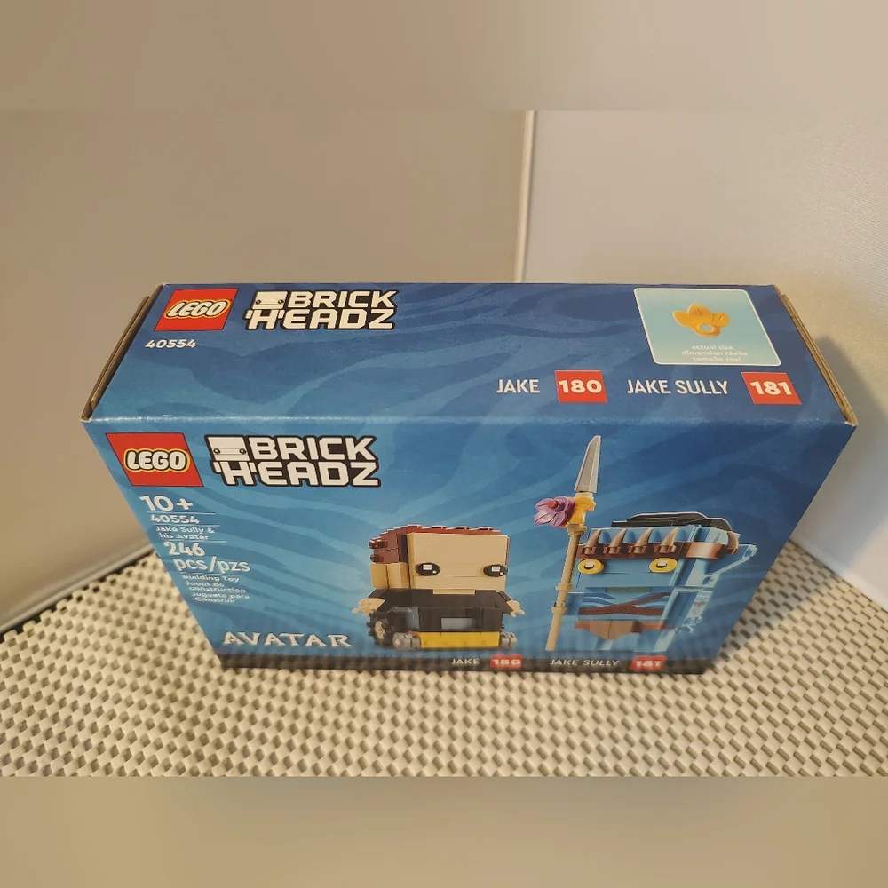 Lego 40554 Jake Sully & His Avatar Brick Headz NWT Building Toy Set